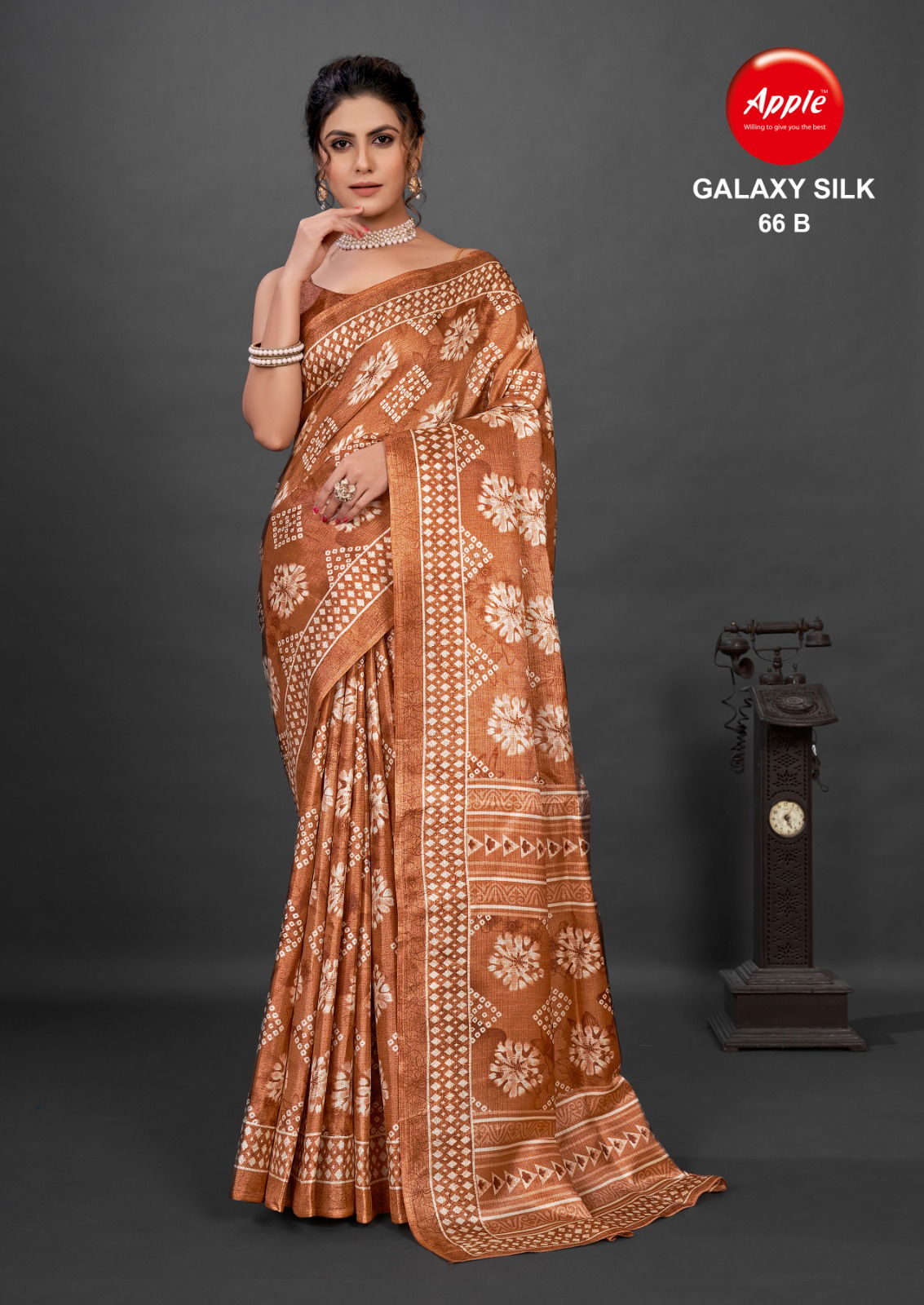 Apple Galaxy Silk 66 Daily Wear Sarees Catalog
